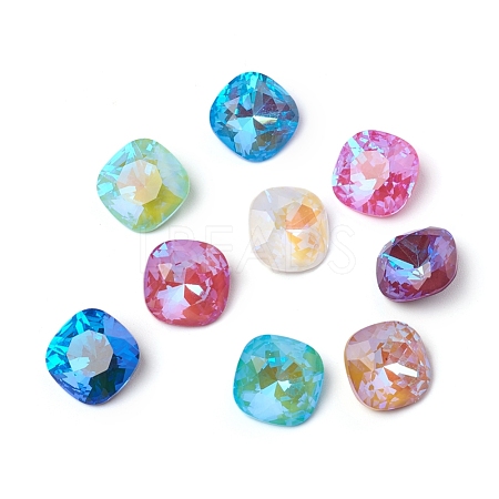 Glass Rhinestone Cabochons RGLA-I002-B07-1