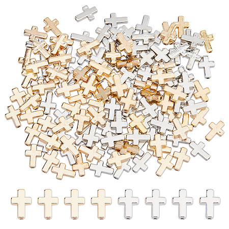300Pcs 2 Colors CCB Plastic Beads CCB-DC0001-12-1