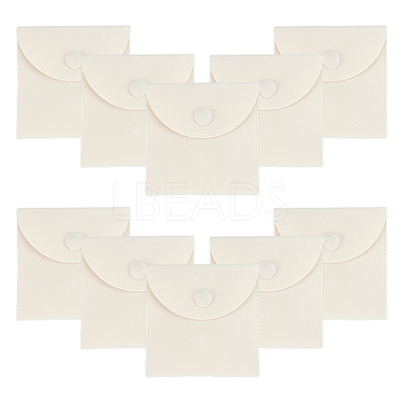 Square Velvet Jewelry Package Bags ABAG-WH0035-055C-03-1