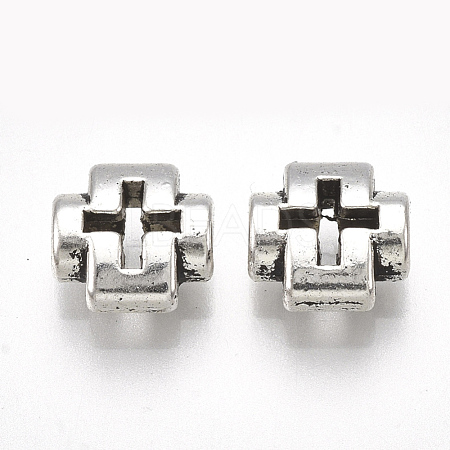 Tibetan Style Alloy Beads TIBE-31215-048AS-RS-1