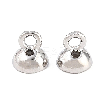 Brass Bead Cap Bails KK-H292-41P-1