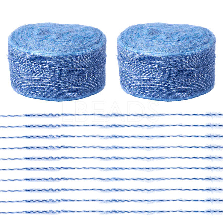 Segment Dyed Knitting Yarn DIY-TAC0033-03C-1