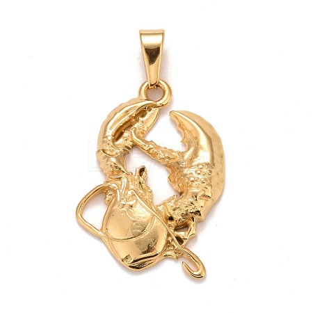 Ion Plating(IP) 304 Stainless Steel Pendants STAS-D165-14G-08-1