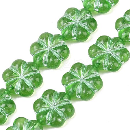 Czech Pressed Glass Beads GLAA-I061-54A-1
