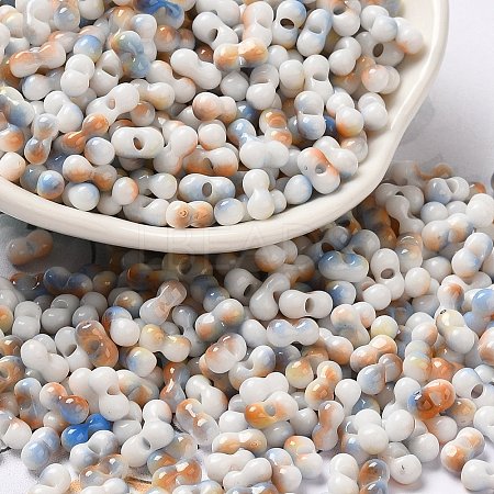 Baking Paint Glass Seed Beads SEED-F005-01A-07-1