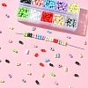50G 10 Colors Baking Paint Glass Seed Beads SEED-YW0002-51C-3