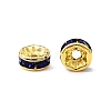 Brass Rhinestone Spacer Beads RB-A014-Z6mm-05G-2