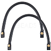 2Pcs PU Imitation Leather Bag Handles DIY-CL0001-62A-1