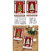 Christmas Tree Carbon Steel Cutting Dies Stencils DIY-WH0309-2394-8