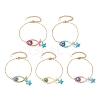Glass Seed Beads Link Bracelets BJEW-MZ00152-2