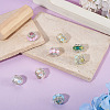 8Pcs 8 Colors Acrylic Rhinestone Rondelle Beads OACR-TA0004-99-5