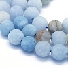 Natural Aquamarine Beads Strands G-E561-01-12mm-3