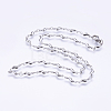 304 Stainless Steel Chain Necklaces STAS-P164-23P-1