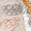 30 Pairs 3 Style 304 Stainless Steel Hoop Earring Shapes EJEW-SP0001-01-3