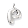 Rack Plating Brass Balloon Letter Pendants X-KK-C050-01P-P-1