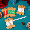 8 Yards 4 Colors Christmas Theme Polyester Printed Grosgrain Ribbons ORIB-TA0001-05A-4
