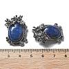 Dyed Natural Lapis Lazuli Pendants G-H083-01AS-04-3
