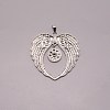 Wing Alloy Pendant Setting MAK-WH0011-02-2