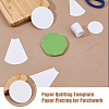 2 Bags 2 Styles Paper Quilting Templates DIY-DC0003-02-5