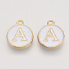 Golden Plated Alloy Charms X-ENAM-S118-01A-1