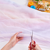 Rainbow Color Polyester Mesh Fabric DIY-WH0504-162B-3