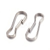 Tarnish Resistant 304 Stainless Steel Keychain Clasp Findings LS-STAS-O105-02P-20mm-2
