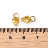 Brass Micro Pave Cubic Zirconia Charms KK-P192-08-G13-3
