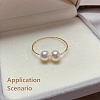 Textured Round Brass Jewelry Wires KK-N258-03P-4