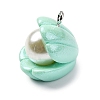 Opaque Resin Pendants RESI-P043-01P-01-2