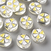 Transparent Enamel Acrylic Beads TACR-S155-005D-1