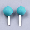 Handmade Polymer Clay 3D Lollipop Embellishments X-CLAY-T016-82B-2