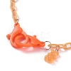 Personalized ABS Plastic Cable Chain Necklaces NJEW-JN03220-02-2