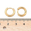 Ion Plating(IP) 304 Stainless Steel Huggie Hoop Earrings EJEW-F111B-13mm-G-3