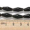 Natural Obsidian Beads Strands G-A223-A03-01-5