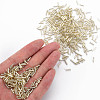 Plated Glass Bugle Beads SEED-S046-01B-22-5