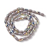 AB Color Plated Electroplate Beads Strands X-EGLA-H104-03D-2