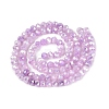 Dyed Crackle Imitation Jade Glass Beads Strands EGLA-Q131-02A-05-2