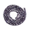 Electroplate Glass Beads Strands EGLA-A044-T2mm-A15-3
