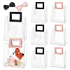 12Pcs 2 Colors PVC Plastic Gift Bags ABAG-NB0002-07-1