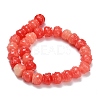 Synthetic Coral Dyed Carved Beads BSHE-H114-03C-3