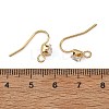 SHEGRACE Brass Pave Cubic Zirconia Earring Findings XGRQ4S891-741G-3