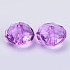 Transparent Acrylic Beads TACR-Q258-8mm-V48-2