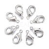 Platinum Brass Lobster Claw Clasps X-KK-903-N-NF-1