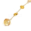 Glass Teardrop & Iron Rhombus Suncatchers HJEW-G028-01A-3