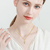 10Pcs Brass Micro Pave Cubic Zirconia Pendants KK-BBC0028-54-5