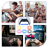 SUPERFINDINGS 6 Pairs 6 Colors Plastic Decorative Accent Rings for Game Controller FIND-FH0005-23-6