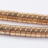 Electroplate Non-magnetic Synthetic Hematite Beads Strands X-G-I195-4mm-17-A-3