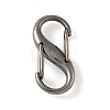 Alloy & Iron Double S Snap Hook Spring Keychain Clasps FIND-H049-02B-B-1