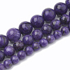 Natural Chalcedony Beads Strands G-S333-8mm-011-2