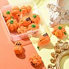 12Pcs 6 Styles Autumn Opaque Resin Pumpkin Cabochons RESI-YW0001-36-5